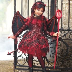 Punk Devil Costume For Girls Chasing Fireflies size 8